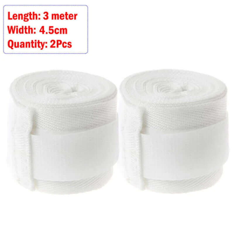 Boxing Companion- Cotton Bandage Wrist Wraps Wrist stability and injury prevention are crucial for boxers. The compact joints and tendons in the wrists and hands are vulnerable during the repeated, intense impacts of punches. Proper support and compressio