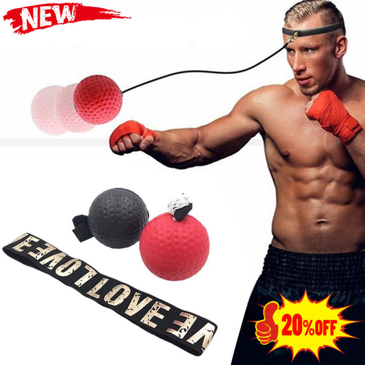 The Simple and Safe Workout Kit: Reflex Boxing Ball Set 🥊